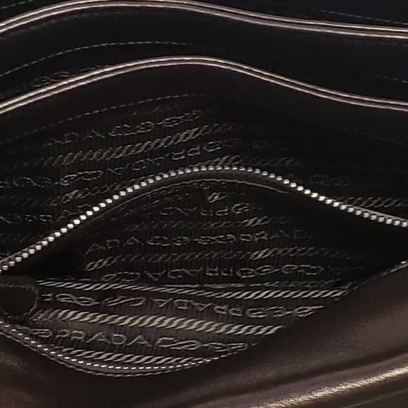 PRADA Small Ruffle Sides Handbag - Picture 9 of 13